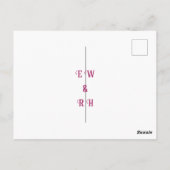 エレガントフローラ鮮やかデザイン ポストカード (裏面)