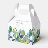 エレガントフローラ黄結婚青 フェイバーボックス (正面サイド)