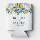 エレガントフローラ黄結婚青 缶クーラー (裏面)