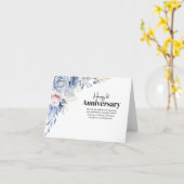 エレガントフローラ1結婚周年記念カード カード (黄色い花)