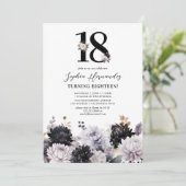 エレガントフローラ18th誕生日パーティー 招待状 (スタンド正面)