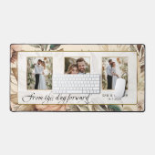 エレガントフローラ3 – 写結婚真（スクリプト付） デスクマット (キーボード&マウス)