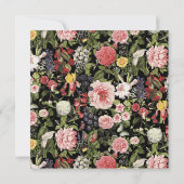 エレガントフローラ50バースデーパーティ招待状 招待状 (裏面)