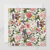 エレガントフローラ60バースデーパーティ招待状 招待状 (裏面)