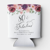 エレガントフローラ80th誕生日パーティー 缶クーラー (裏面)