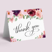 エレガントフローラ90th誕生日パーティー サンキューカード