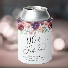 エレガントフローラ90th誕生日パーティー 缶クーラー