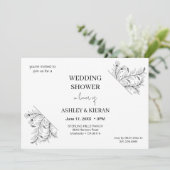 エレガントフローラ「ウェディングシャワー」 招待状 (スタンド正面)