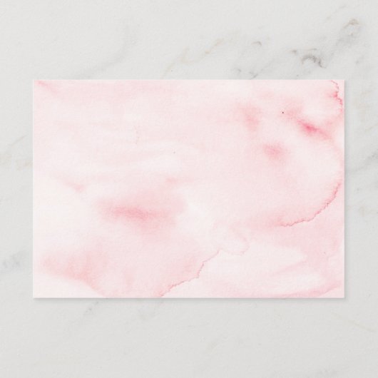 エレガントフローラ エンクロージャーカード (裏面)