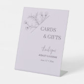 エレガントフローラ「カードとギフト結婚」 台座サイン (正面)