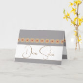 エレガントフローラ カード (黄色い花)