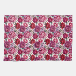 エレガントフローラ キッチンタオル