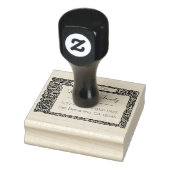 エレガントフローラ |スクリプトカスタム差出人住所 ラバースタンプ (スタンプ)