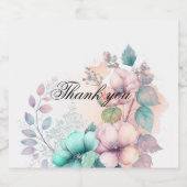 エレガントフローラ スパークリングワインラベル (シングルラベル)