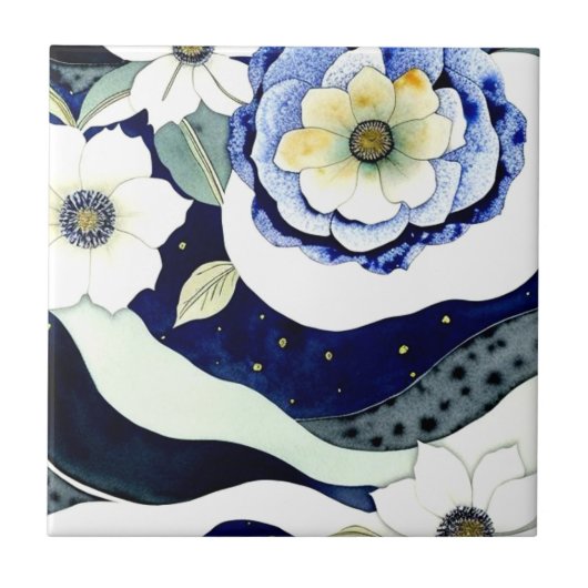 エレガントフローラ タイル (正面)