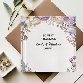 エレガントフローラ・デザイナサンキューカード サンキューカード