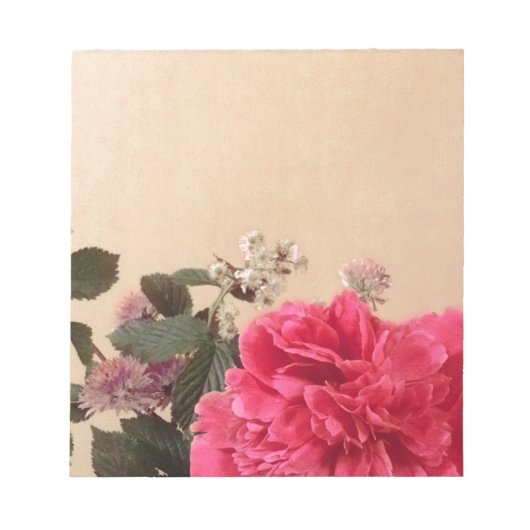 エレガントフローラ ノートパッド (正面)