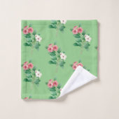 エレガントフローラ バスタオルセット (ウォッシュタオル)