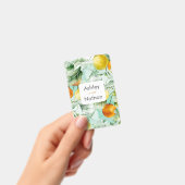 エレガントフローラ&フルーツ水の色の夏結婚の バッジ (手持ち)