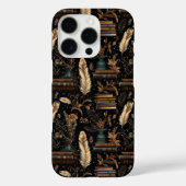 エレガントフローラ&ブックデザイン- A Readers Haven Case-Mate iPhoneケース (裏面)