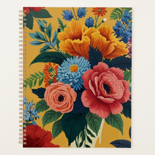 エレガントフローラ プランナー手帳 (正面)