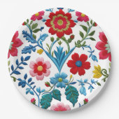 エレガントフローラ ペーパープレート (正面)