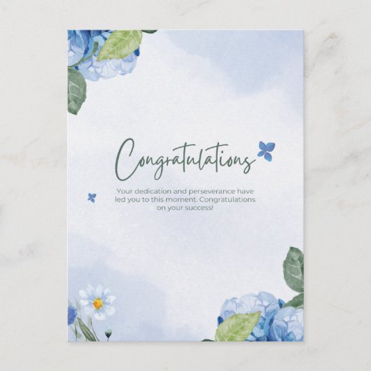 エレガントフローラ ポストカード (正面)