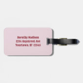 エレガントフローラ ラゲッジタグ (裏面横)