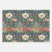 エレガントフローラ ラッピングペーパーシート (正面)