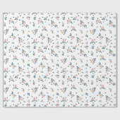 エレガントフローラ ラッピングペーパー (フラット)