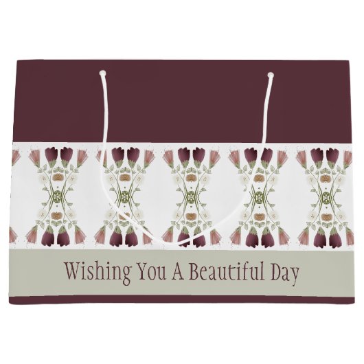 エレガントフローラ ラージペーパーバッグ (正面)