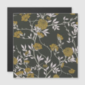 エレガントフローラ:ヴィンテージパターンデザイン。 (正面/裏面)