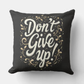 エレガントフローラ「上が与えらるな！」 やる気を起こさせる クッション (正面)