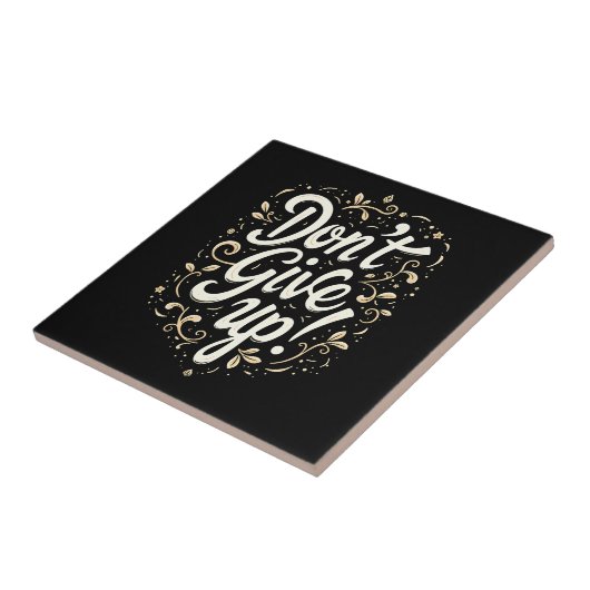 エレガントフローラ「上が与えらるな！」 やる気を起こさせる タイル (側面)