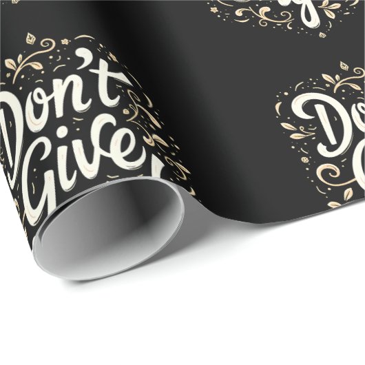 エレガントフローラ「上が与えらるな！」 やる気を起こさせる ラッピングペーパー (ロールコーナー)