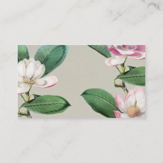 エレガントフローラ 名刺 (裏面)