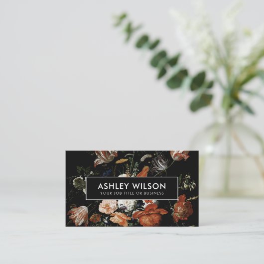 エレガントフローラ 名刺 (スタンド正面)