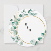 エレガントフローラ 招待状 (裏面)