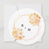 エレガントフローラ 招待状 (裏面)