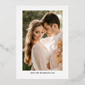 エレガントフローラ、習字スクリプト 箔シーズンカード (裏面)