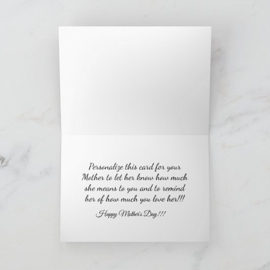 エレガントフローラ&蝶マザーズデイカード シーズンカード (内部)