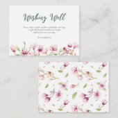 エレガントフローラmagnolia wishing well card エンクロージャーカード (正面/裏面)