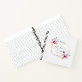 エレガントフローラMr. & Mrs. 結婚 Guestbook Notebook ノートブック (内部)