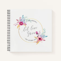 エレガントフローラMr. & Mrs. 結婚 Guestbook Notebook