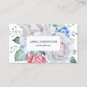 エレガントフローラQRコード | アポイントメント 名刺 (正面)