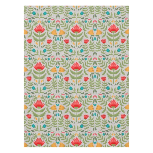 エレガントフローラTableauスタイル テーブルクロス (正面)