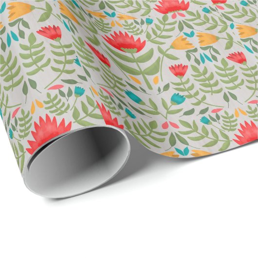 エレガントフローラTableauスタイル ラッピングペーパー (ロールコーナー)