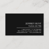 エレガントブカスタマイズロク・ミニマルプロフェッショナル 名刺 (正面)