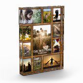 エレガントブフェイクロンズ枠フォトコラージュ フォトブロック (左)