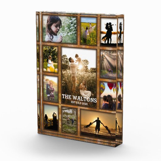 エレガントブフェイクロンズ枠フォトコラージュ フォトブロック (右)